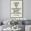 Plakat: Creative abstract poster with quote