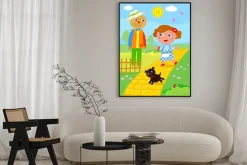 Plakat: Cudowny czarodziej z oz 02 the scarecrow