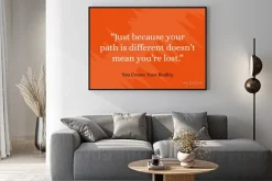 Plakat: Cytat motywacyjna to będzie inspirować, aby odnieść sukces. słowa,