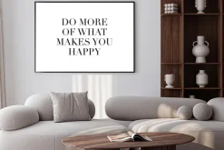 Plakat: Cytat o robieniu tego co sprawia radość
