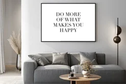 Plakat: Cytat o robieniu tego co sprawia radość