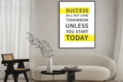 Plakat: Cytat po angielsku o sukcesie