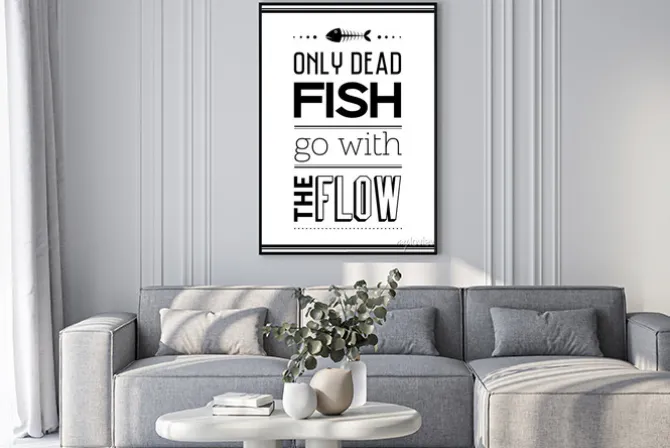 Plakat: Cytat tło typograficzny