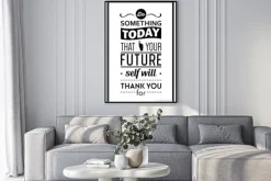 Plakat: Cytat tło typograficzny