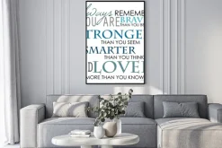 Plakat: Cytat w różnych czcionkach