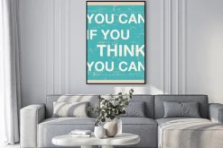 Plakat: Cytując motywacyjny kwadrat