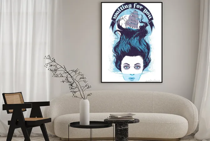 Plakat: Czekam na ciebie