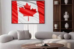 Plakat: 3d flaga kanada