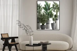 Plakat: 3d illustration of tropical plants on white background