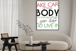 Plakat: Dbaj o swoje ciało odds