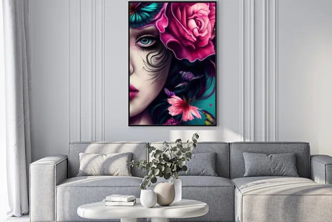 Plakat: Digital and textile illustration design