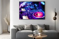 Plakat: Dj miesza utwór