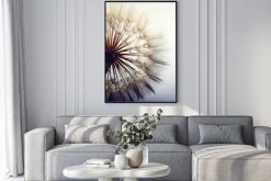 Plakat: Dmuchawiec na jasnym tle