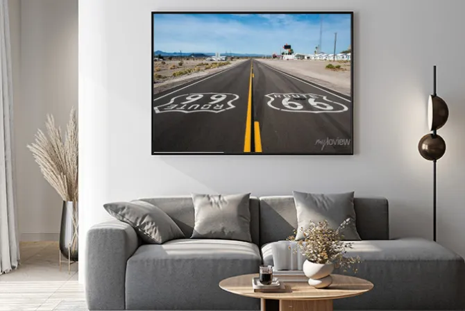 Plakat: Droga route 66 w usa