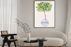 Plakat: Drzewko cytrusowe ilustracja