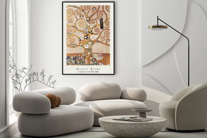 Plakat: Drzewo życia reprodukcja gustav klimt