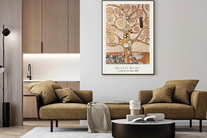 Plakat: Drzewo życia reprodukcja gustav klimt