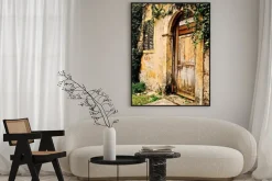 Plakat: Drzwi starego domu