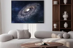 Plakat: Duży spiral galaxy - 3d świadczonych ilustracji cyfrowe