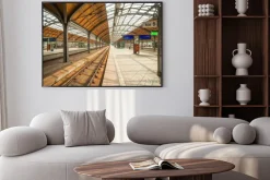 Plakat: Dworzec kolejowy wrocław