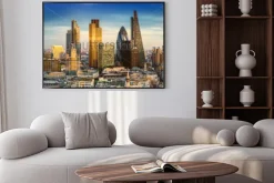 Plakat: Dzielnica biznesowa w londynie