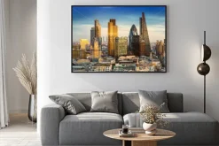 Plakat: Dzielnica biznesowa w londynie