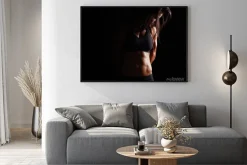 Plakat: Dziewczyna w sportowym stroju