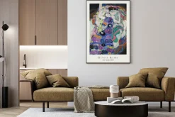 Plakat: Dziewica reprodukcja gustava klimta