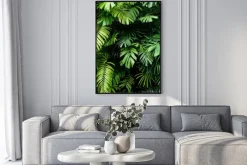 Plakat: Egzotyczna roślinność i liście w tropikalnej dżungli