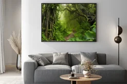 Plakat: Egzotyczna zielona dżungla