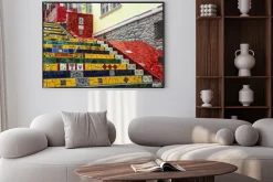 Plakat: Escadaria selaron, rio de janeiro, brazylia