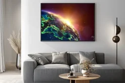 Plakat: Europa widziana z kosmosu