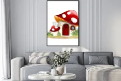 Plakat: Fantasy mushroom house