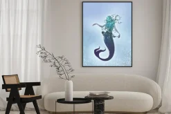 Plakat: Fantasy original raster illustration of a cute and beautiful