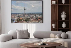 Plakat: Fernsehturm, alex, skyline, berlin, berlin-mitte, zentrum, funkturm,