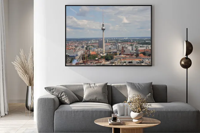 Plakat: Fernsehturm, alex, skyline, berlin, berlin-mitte, zentrum, funkturm,