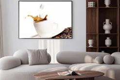 Plakat: Filiżanka kawy powitalny
