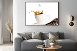 Plakat: Filiżanka kawy powitalny