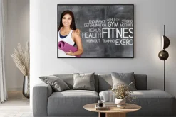 Plakat: Fitness workout