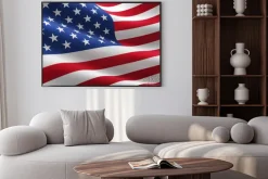 Plakat: Flaga stanów zjednoczonych ameryki