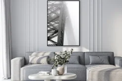 Plakat: Foggy bridge