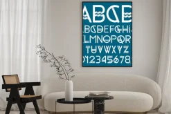 Plakat: Font papier i numery