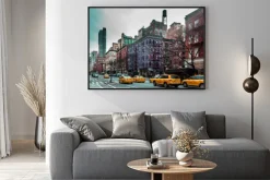 Plakat: Fotografia budynki i ulicy górny zachodni miejsce manhattan,