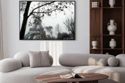 Plakat: France paris trocadero pod śniegiem