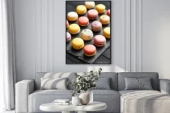 Plakat: Francuski deser pyszne makaroniki