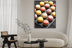 Plakat: Francuski deser pyszne makaroniki