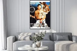 Plakat: Freddie mercury na znaczku z beninu