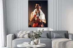 Plakat: Freddie merkury podczas koncertu