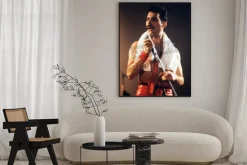 Plakat: Freddie merkury podczas koncertu