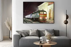 Plakat: Freight-pociąg pasażerski diesel